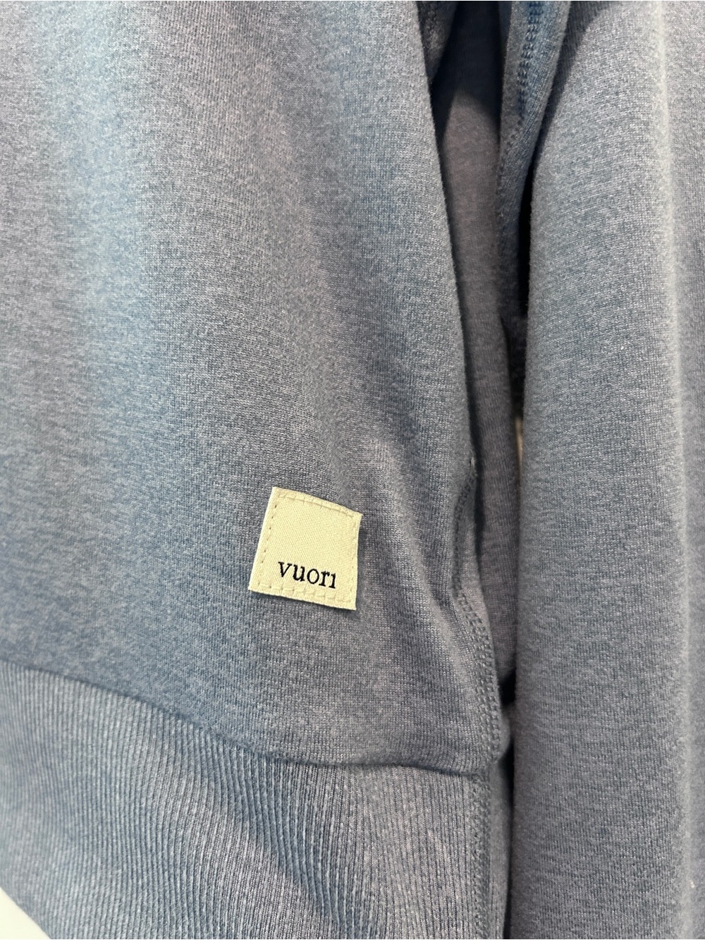 Vuori Halo Crew Top Women’s Pullover Long Sleeve Blue - Picture 3 of 10
